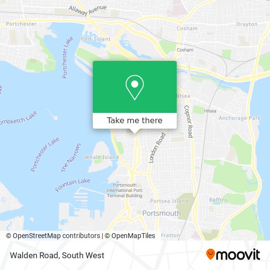 Walden Road map