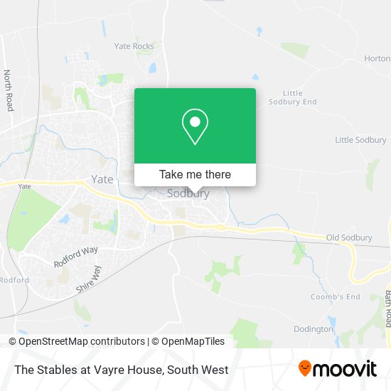 The Stables at Vayre House map