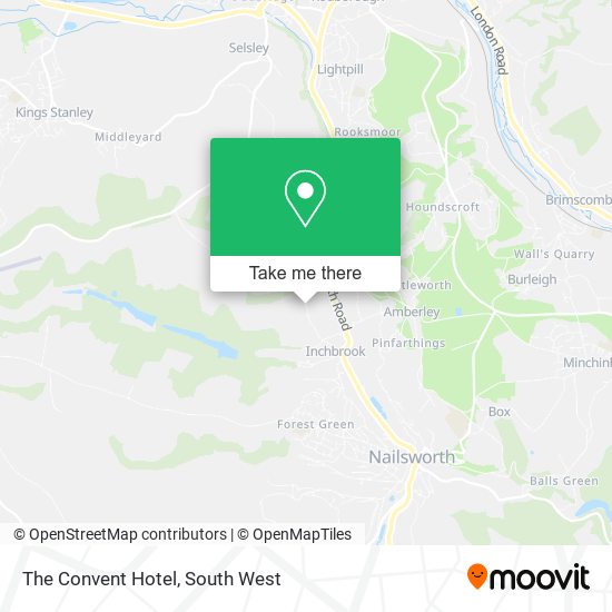 The Convent Hotel map