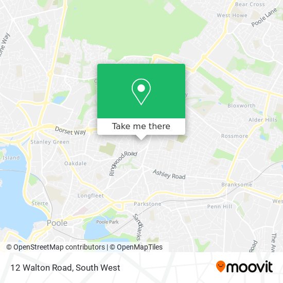 12 Walton Road map