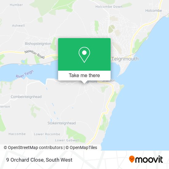 9 Orchard Close map