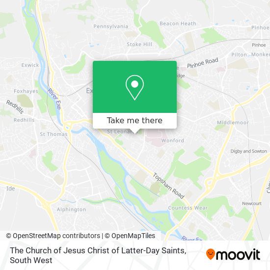 The Church of Jesus Christ of Latter-Day Saints map