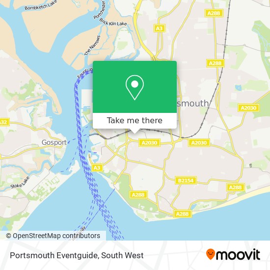 Portsmouth Eventguide map