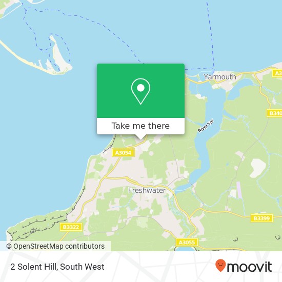 2 Solent Hill, Freshwater Freshwater map