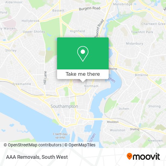 AAA Removals map