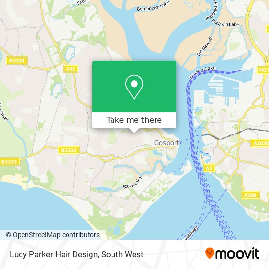 Lucy Parker Hair Design map