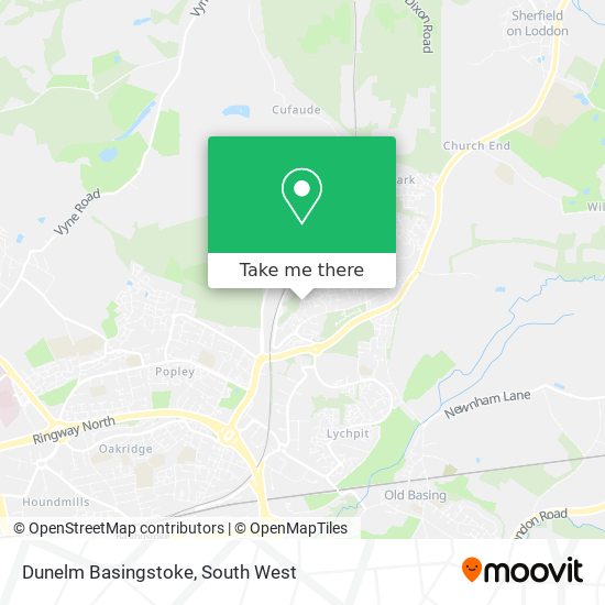 Dunelm Basingstoke map