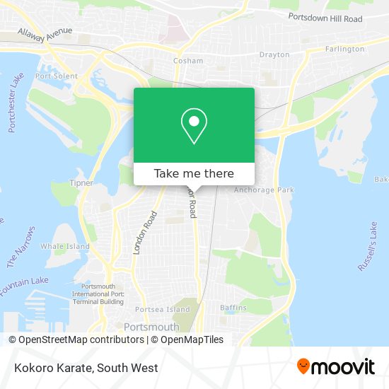 Kokoro Karate map