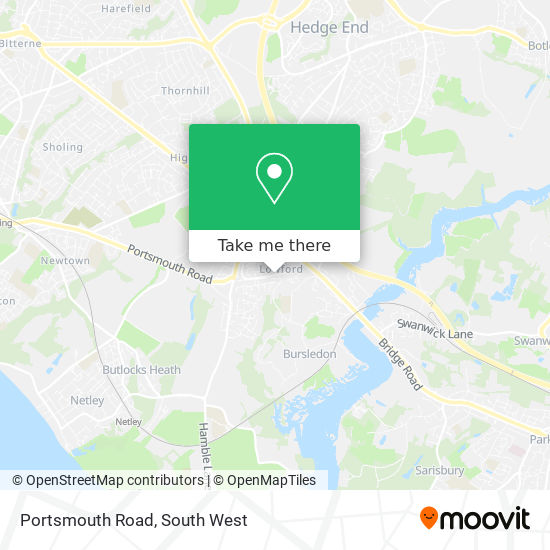 Portsmouth Road map