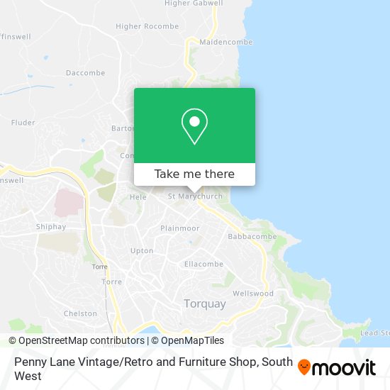 How to get to Penny Lane Vintage / Retro and Furniture Shop in Torquay ...