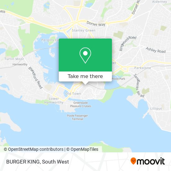 BURGER KING map