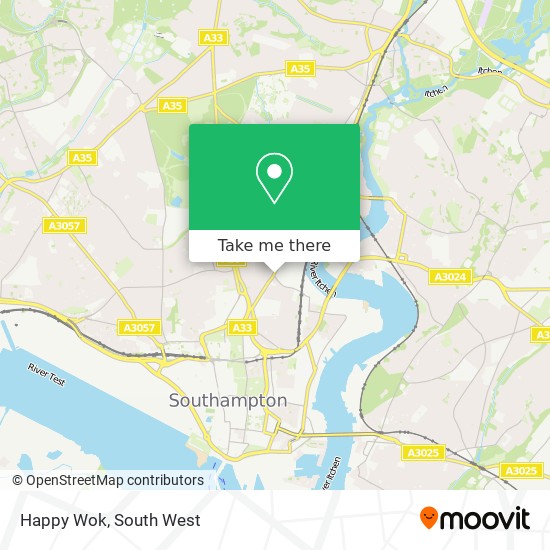 Happy Wok map
