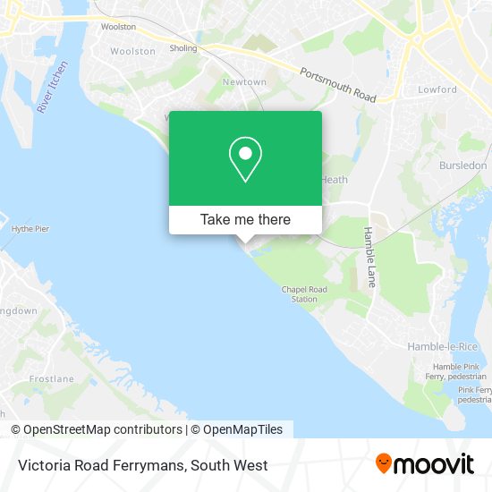 Victoria Road Ferrymans map