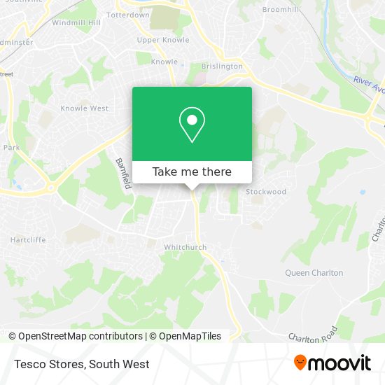 Tesco Stores map