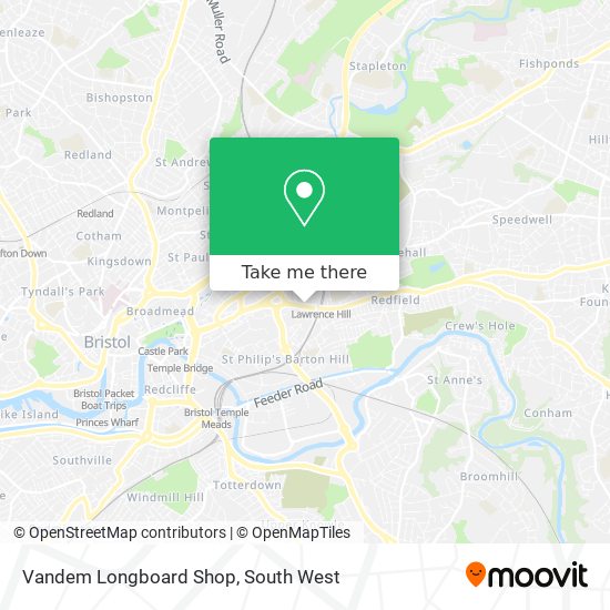 Vandem Longboard Shop map