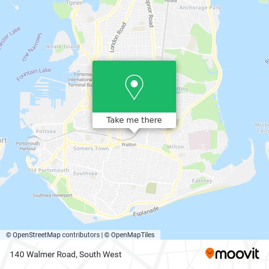 140 Walmer Road map
