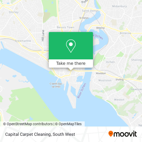 Capital Carpet Cleaning map