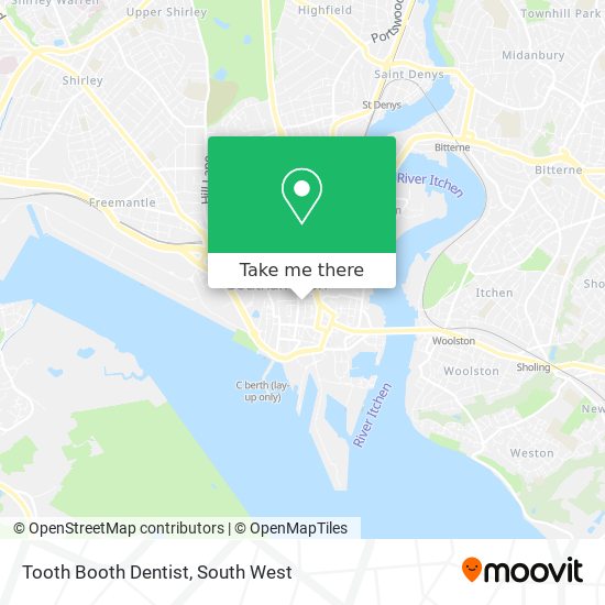 Tooth Booth Dentist map