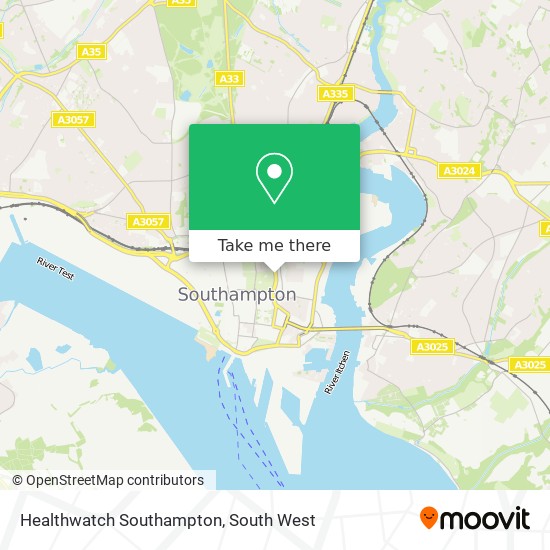 Healthwatch Southampton map