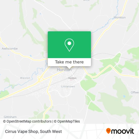 Cirrus Vape Shop map