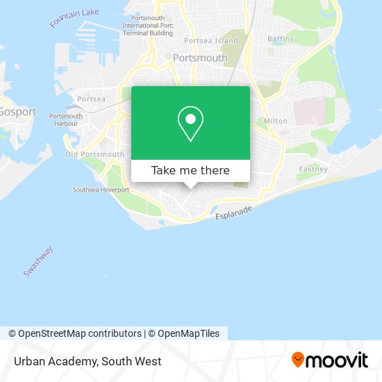 Urban Academy map