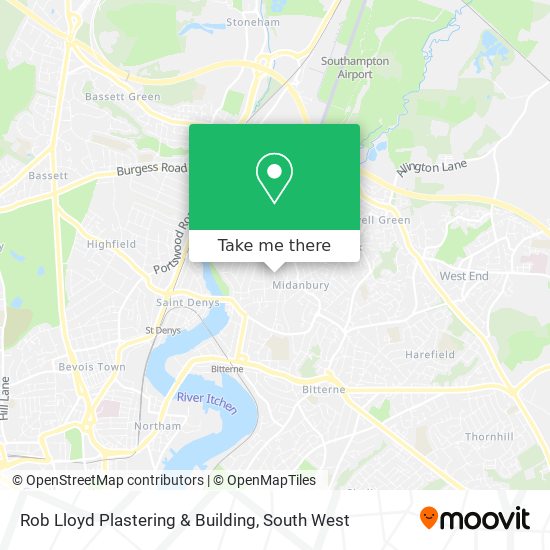 Rob Lloyd Plastering & Building map