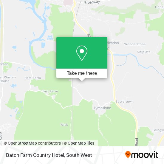 Batch Farm Country Hotel map