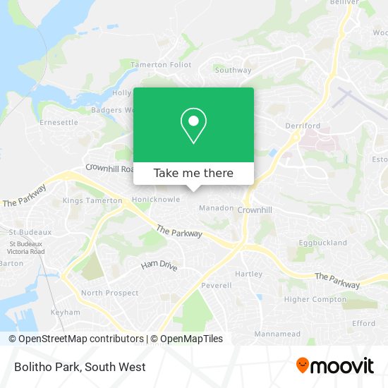 Bolitho Park map