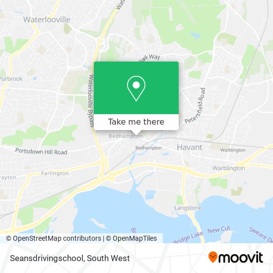 Seansdrivingschool map