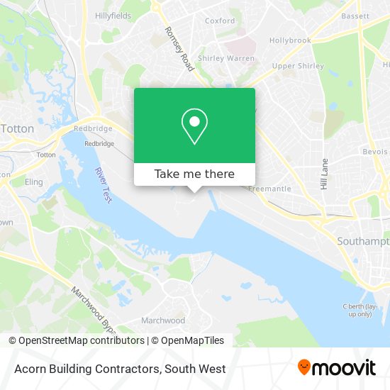 Acorn Building Contractors map