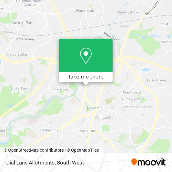 Dial Lane Allotments map