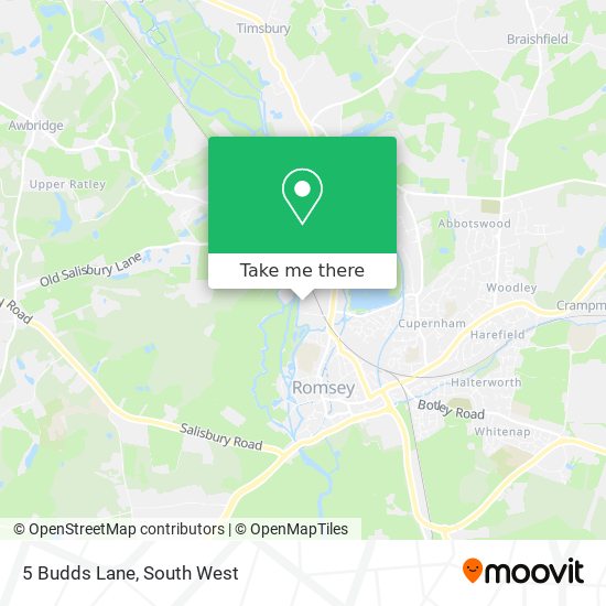 5 Budds Lane map