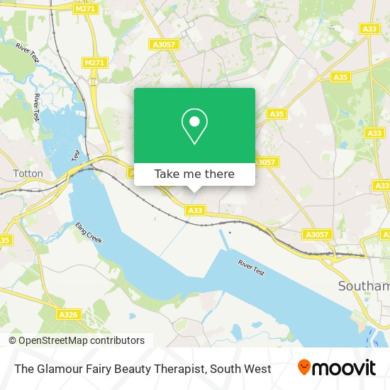 The Glamour Fairy Beauty Therapist map