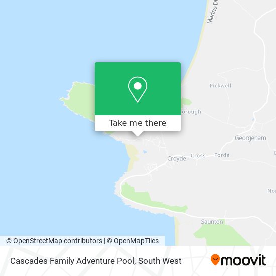 Cascades Family Adventure Pool map