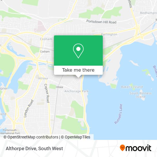 Althorpe Drive map