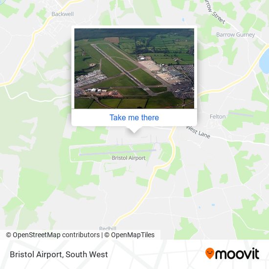 Bristol Airport map