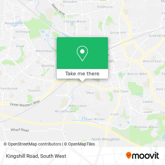 Kingshill Road map