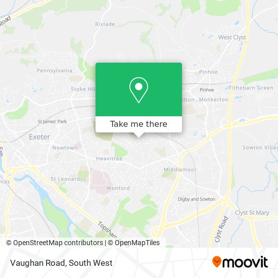 Vaughan Road map