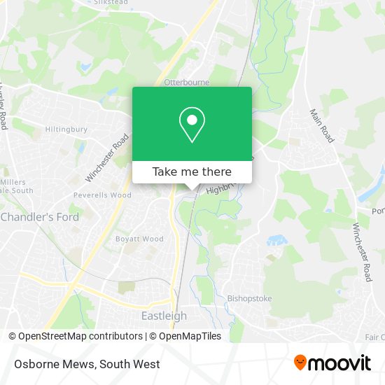Osborne Mews map