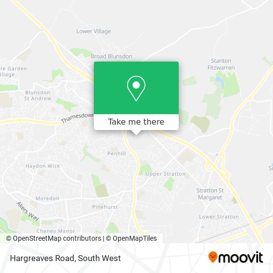 Hargreaves Road map