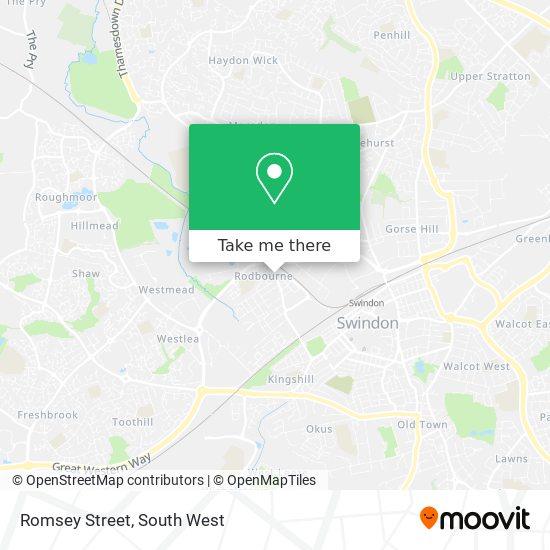 Romsey Street map