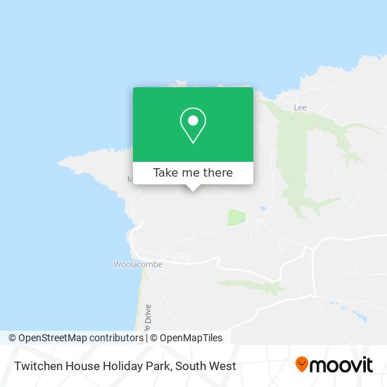 Twitchen House Holiday Park map