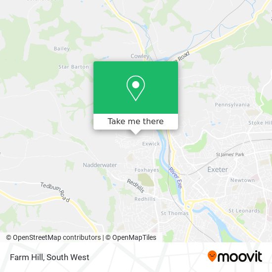 Farm Hill map