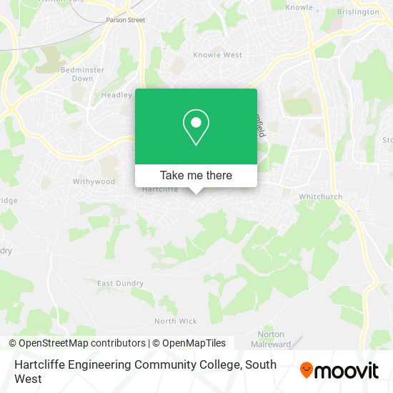 Hartcliffe Engineering Community College map