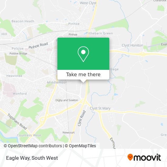 Eagle Way map
