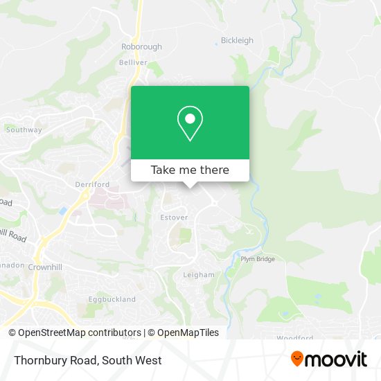 Thornbury Road map