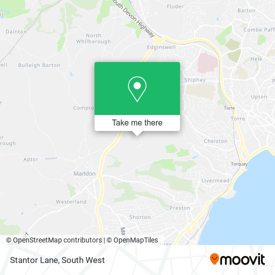 Stantor Lane map
