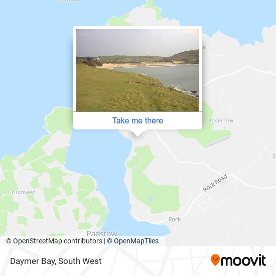 Daymer Bay map