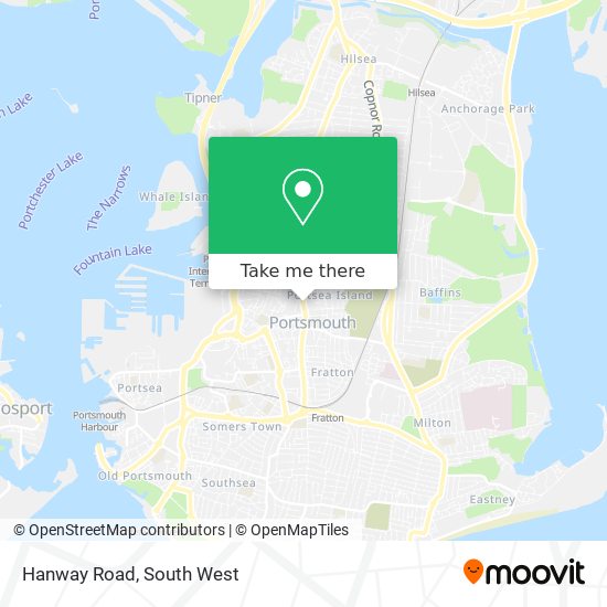 Hanway Road map