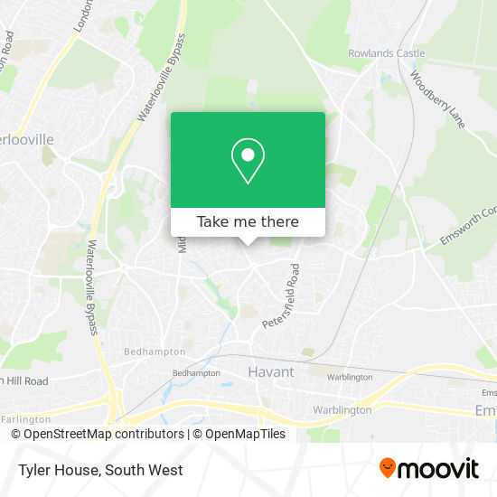 Tyler House map